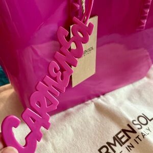 Carmen Sol Italian Jelly Pink Women's Tote Bag
